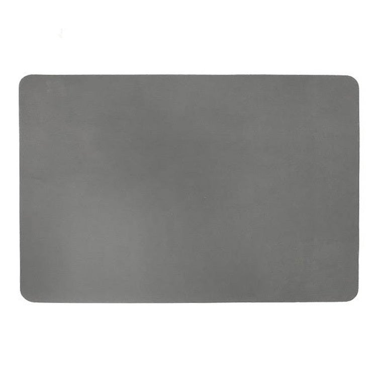 Studio Leather Rectangle Placemat Charcoal
