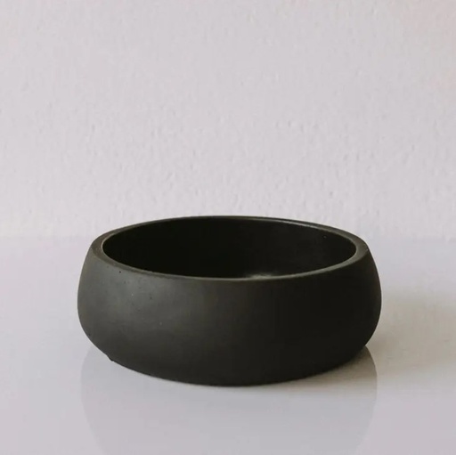 Concrete Bowl In Noir