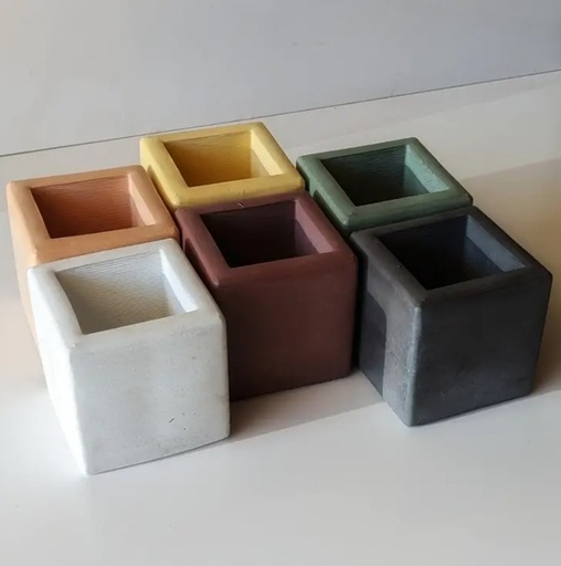 Square Self Watering Concrete Pot