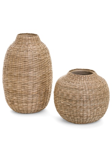 Vase Lg Seagrass Natural
