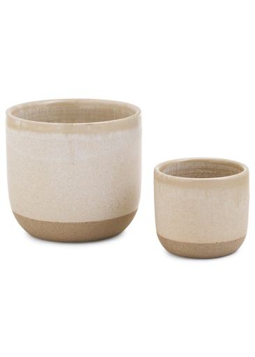 Planter Sm Ceramic Ecru
