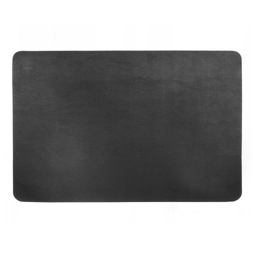 Studio Leather Rectangle Placemat  Black
