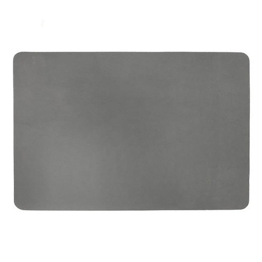 Studio Leather Rectangle Placemat Charcoal
