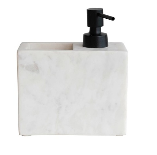  Marble Soap Dispenser W/ Pump & Compartment